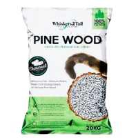 Whiskers2Tail Pine Wood Charcoal Litter 20kg (2 Packs)