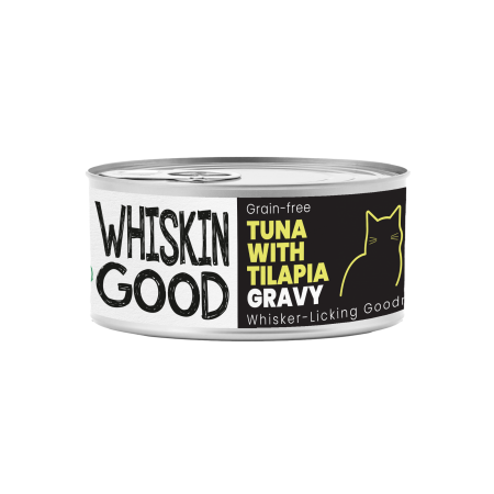 WhiskinGood Wet Food Tuna w/Tilapia Gravy 70g