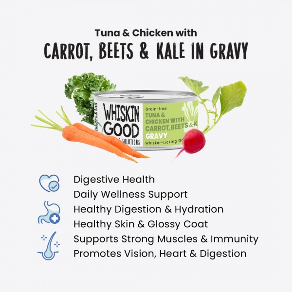 WhiskinGood Wellness Solutions Digestive Health 70g (24 cans)
