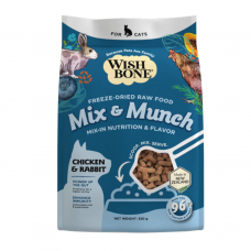 Wishbone Cat Freeze Dried Mix & Munch Chicken & Rabbit 350g
