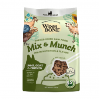 Wishbone Dog Freeze Dried Mix & Munch Lamb, Goat & Chicken 350g