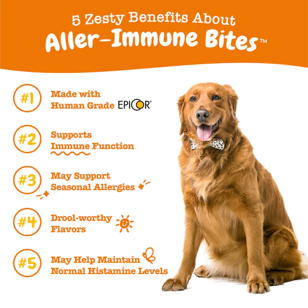 Zesty Paws Dog Allergy & Immune Bites Peanut Butter 360g