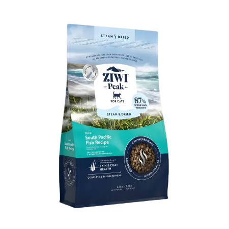 Ziwi Peak Cat Food Steam Dried Wild South Pacific Fish 2.2kg