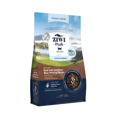 Ziwi Peak Cat food Steam Dried Beef Southern Blue Whitening 2.2kg