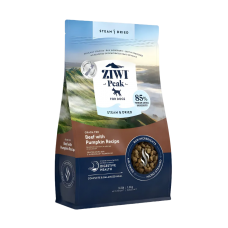 Ziwi Peak Dog Food Steam Dried Beef with Pumpkin 1.5kg