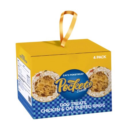 Zais Dog Pocket Snack Box Oat Ring Chicken 120g (2 boxes)