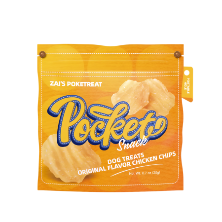 Zais Dog Pocket Snack Crisp Chicken Chips 20g (5 packs)