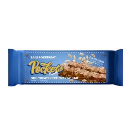 Zais Dog Pocket Snack Energy Bar Beef 60g (5 bars)