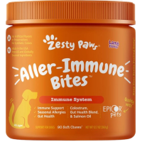 Zesty Paws Dog Aller-Immune Bites Lamb 250 Soft Chews