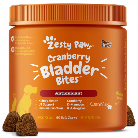 Zesty Paws Dog Cranberry Bites Chicken 90 Soft Chews