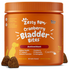 Zesty Paws Dog Urinary Tract Bites Chicken Liver 360g