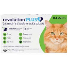 Zoetis Revolution Plus Selamectin (11.1 - 22lbs) Green Box