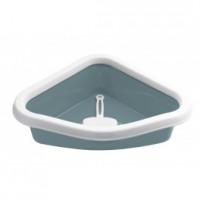 Zolux Cat Litter Box Cathy Corner Tray Grey