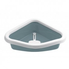 Zolux Cat Litter Box Cathy Corner Tray Grey