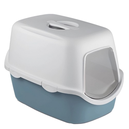 Zolux Cat Litter Box Cathy Hooded Filter Matt Blue