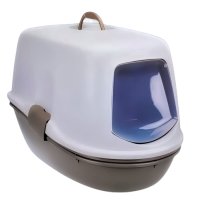 Zolux Cat Litter Box Furba Hooded Dove Grey