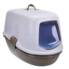 Zolux Cat Litter Box Furba Hooded Dove Grey
