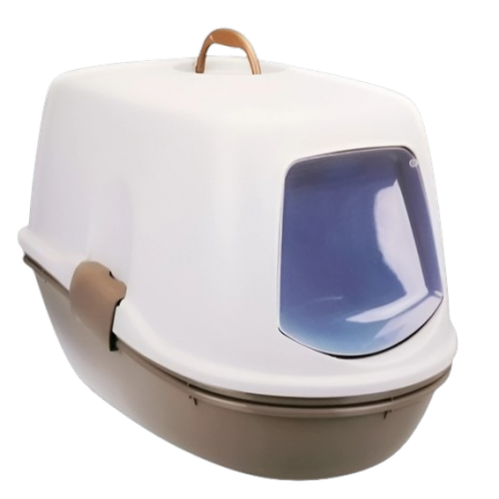 Zolux Cat Litter Box Furba Hooded Dove Grey