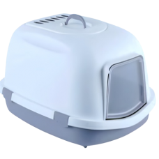 Zolux Cat Litter Box Super Queen Hooded Grey