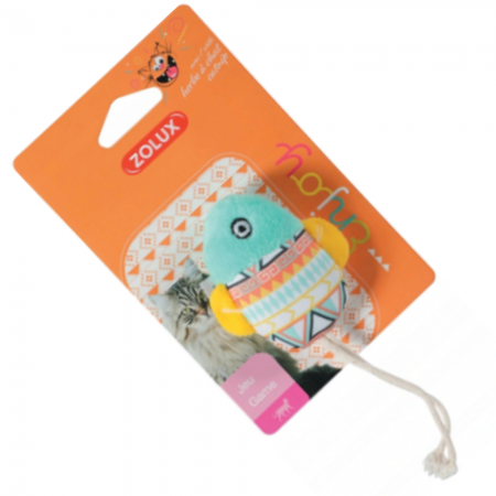 Zolux Cat Toy Kali Fish Green