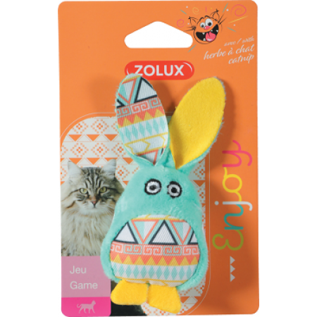 Zolux Cat Toy Kali Rabbit Green