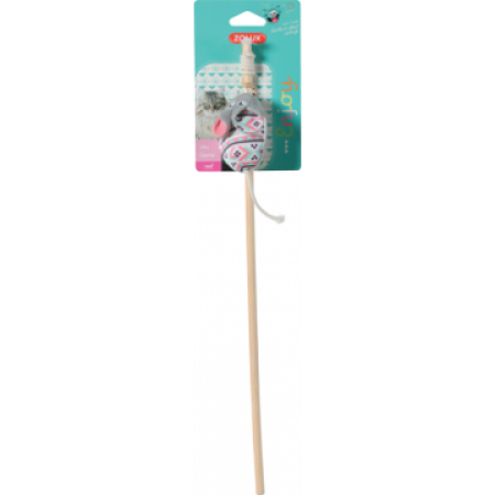 Zolux Cat Toy Kali Rod Mouse Grey