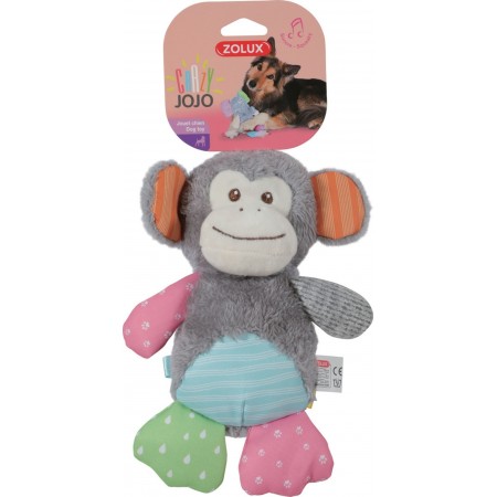 Zolux Dog Toy Crazy JoJo Plush Monkey