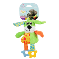 Zolux Dog Toy Puppy Plush Dog Green