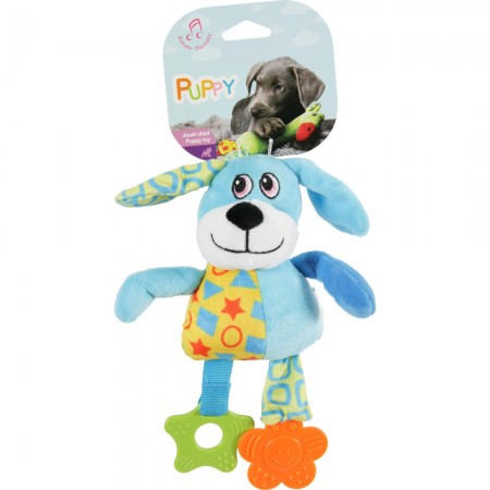 Zolux Dog Toy Plush Dog for Puppy Blue