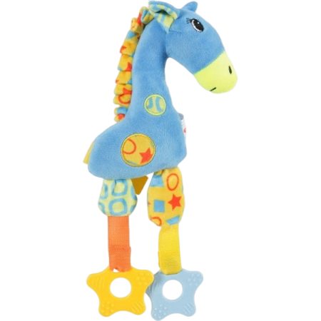 Zolux Dog Toy Plush Giraffe for Puppy Blue