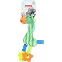 Zolux Dog Toy Puppy Rio Plush Giraffe Green