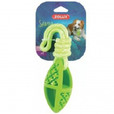 Zolux Dog Toy Samba Oval Rope Green 28cm