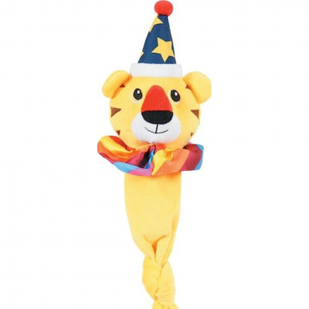 Zolux Dog Toy Squeaky Plush Circus Big Tiger