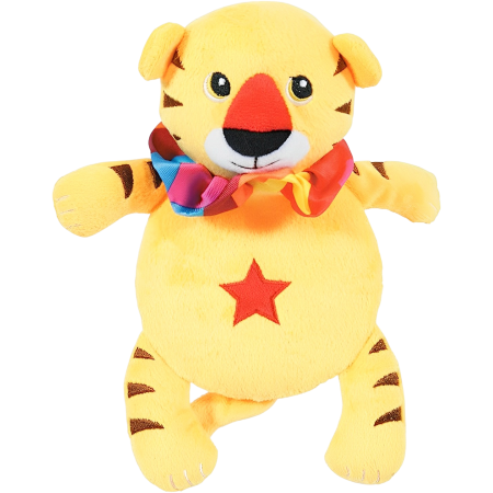 Zolux Dog Toy Squeaky Plush Circus Round Bear