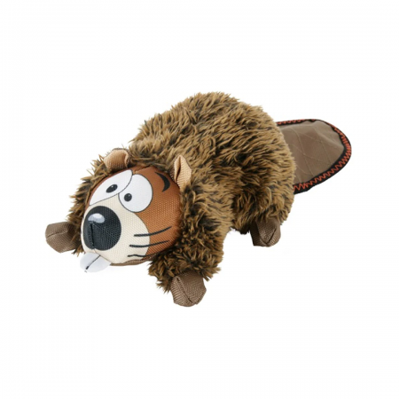 Zolux Dog Toy Squeaky Plush Hector The Beaver