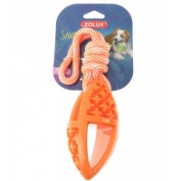 Zolux Dog Toy TPR Samba Oval Rope Orange 28cm