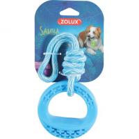 Zolux Dog Toy TPR Samba Round Rope Blue 26cm