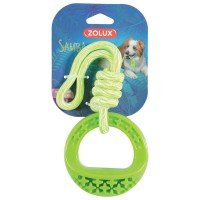 Zolux Dog Toy TPR Samba Round Rope Green 26cm