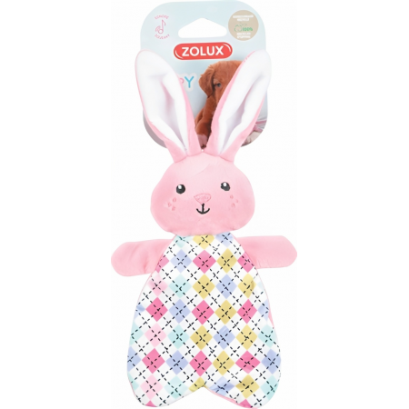 Zolux Dog Toy Tiny Plush Koala For Puppy Pink