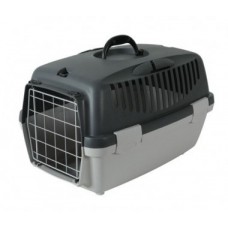 Zolux Pet Carrier Gulliver 1 with Metal Grid Grey