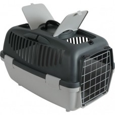 Zolux Pet Carrier Gulliver 2 with Metal Grid Grey