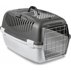 Zolux Pet Carrier Gulliver 3 with Metal Grid Grey