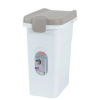 Zolux Pet Food Container Airtight Plastic 15L Matt Grey