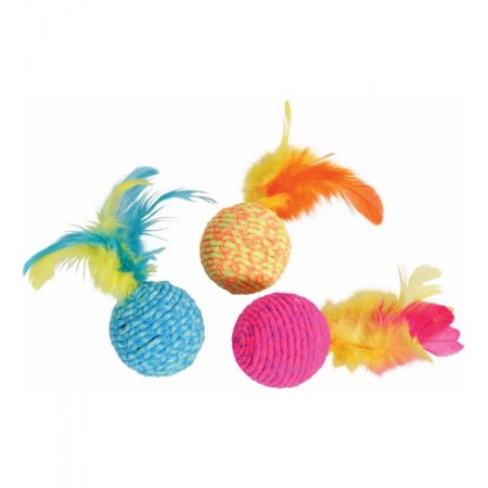 Zolux Cat Toys Assorted Elastic Balls
