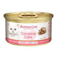 Aatas Cat Complete Care Chicken & Beef Loaf 80g x24