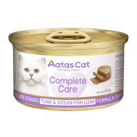 Aatas Cat Complete Care Tuna & Ocean Fish Loaf 80g  
