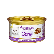 Aatas Cat Complete Care Tuna & Ocean Fish Loaf 80g