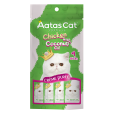 Aatas Cat Creme Puree Chicken with Coconut 14g x 4's