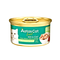 Aatas Cat Finest Daily Defence Skin & Coat Tuna Whole Loin & Chic 80g