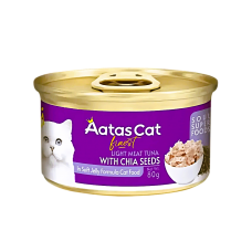 Aatas Cat Canned Food Finest Diamond Dinner Tuna w/Chia Seeds 80g